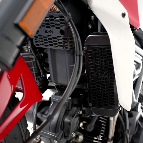 R&G PRO Oil Cooler Guard for Ducati Scrambler Icon, Nightshift & Full Throttle '23-, Scrambler Icon '15-'20, Desert Sled '17-'21, Scrambler Flat Track Pro '16 & '19, Scrambler Classic '15-'20, Monster 797 '17-'18 & Scrambler Urban Enduro '15-'17